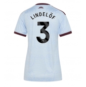 Ženski Aston Villa Victor Lindelof #3 Replika nogometni dresi Tretji 2026-27 Kratek Rokav