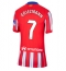Ženski Atletico Madrid Antoine Griezmann #7 Replika nogometni dresi Domači 2024-25 Kratek Rokav