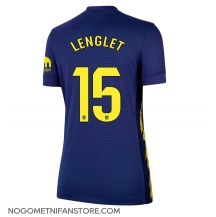 Ženski Atletico Madrid Clement Lenglet #15 Replika nogometni dresi Gostujoči 2025-26 Kratek Rokav