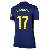 Ženski Atletico Madrid David Hancko #17 Replika nogometni dresi Gostujoči 2025-26 Kratek Rokav