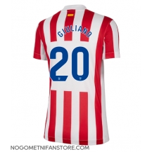 Ženski Atletico Madrid Giuliano Simeone #20 Replika nogometni dresi Domači 2025-26 Kratek Rokav