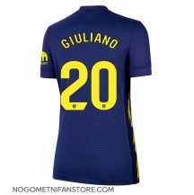 Ženski Atletico Madrid Giuliano Simeone #20 Replika nogometni dresi Gostujoči 2025-26 Kratek Rokav
