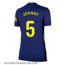 Ženski Atletico Madrid Johnny Cardoso #5 Replika nogometni dresi Gostujoči 2025-26 Kratek Rokav