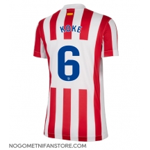 Ženski Atletico Madrid Koke #6 Replika nogometni dresi Domači 2025-26 Kratek Rokav