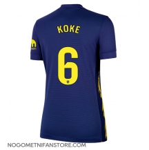 Ženski Atletico Madrid Koke #6 Replika nogometni dresi Gostujoči 2025-26 Kratek Rokav