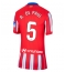 Ženski Atletico Madrid Rodrigo De Paul #5 Replika nogometni dresi Domači 2024-25 Kratek Rokav