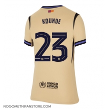Ženski Barcelona Jules Kounde #23 Replika nogometni dresi Gostujoči 2025-26 Kratek Rokav