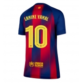 Ženski Barcelona Lamine Yamal #10 Replika nogometni dresi Domači 2025-26 Kratek Rokav