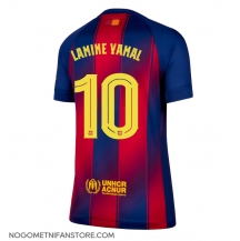 Ženski Barcelona Lamine Yamal #10 Replika nogometni dresi Domači 2025-26 Kratek Rokav