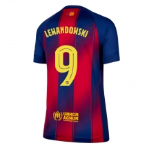 Ženski Barcelona Robert Lewandowski #9 Replika nogometni dresi Domači 2025-26 Kratek Rokav