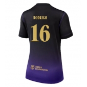 Ženski Barcelona Rodri Hernandez #16 Replika nogometni dresi Gostujoči 2026-27 Kratek Rokav