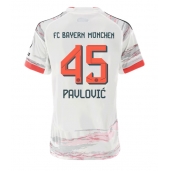 Ženski Bayern Munich Aleksandar Pavlovic #45 Replika nogometni dresi Gostujoči 2025-26 Kratek Rokav
