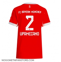 Ženski Bayern Munich Dayot Upamecano #2 Replika nogometni dresi Domači 2025-26 Kratek Rokav