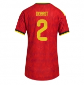 Ženski Belgija Zeno Debast #2 Replika nogometni dresi Domači SP 2026 Kratek Rokav