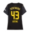 Ženski Borussia Dortmund Jamie Bynoe-Gittens #43 Replika nogometni dresi Gostujoči 2024-25 Kratek Rokav