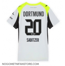 Ženski Borussia Dortmund Marcel Sabitzer #20 Replika nogometni dresi Gostujoči 2025-26 Kratek Rokav