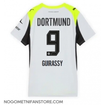 Ženski Borussia Dortmund Serhou Guirassy #9 Replika nogometni dresi Gostujoči 2025-26 Kratek Rokav