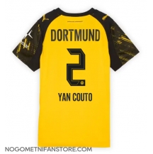 Ženski Borussia Dortmund Yan Couto #2 Replika nogometni dresi Domači 2025-26 Kratek Rokav