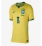 Ženski Brazilija Bruno Guimaraes #8 Replika nogometni dresi Domači SP 2026 Kratek Rokav