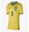 Ženski Brazilija Casemiro #5 Replika nogometni dresi Domači SP 2026 Kratek Rokav