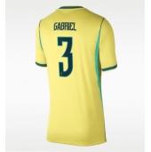 Ženski Brazilija Gabriel Magalhaes #3 Replika nogometni dresi Domači SP 2026 Kratek Rokav