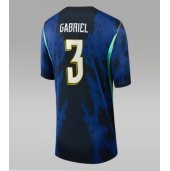 Ženski Brazilija Gabriel Magalhaes #3 Replika nogometni dresi Gostujoči SP 2026 Kratek Rokav