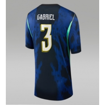 Ženski Brazilija Gabriel Magalhaes #3 Replika nogometni dresi Gostujoči SP 2026 Kratek Rokav