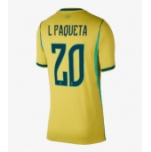 Ženski Brazilija Lucas Paqueta #20 Replika nogometni dresi Domači SP 2026 Kratek Rokav