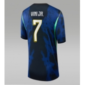 Ženski Brazilija Vinicius Junior #7 Replika nogometni dresi Gostujoči SP 2026 Kratek Rokav