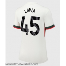 Ženski Chelsea Romeo Lavia #45 Replika nogometni dresi Gostujoči 2025-26 Kratek Rokav