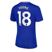 Ženski Everton Ashley Young #18 Replika nogometni dresi Domači 2024-25 Kratek Rokav