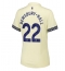 Ženski Everton Kiernan Dewsbury-Hall #22 Replika nogometni dresi Gostujoči 2025-26 Kratek Rokav
