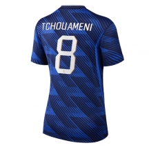 Ženski Francija Aurelien Tchouameni #8 Replika nogometni dresi Domači SP 2026 Kratek Rokav