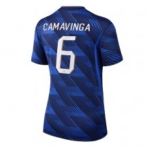 Ženski Francija Eduardo Camavinga #6 Replika nogometni dresi Domači SP 2026 Kratek Rokav
