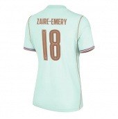 Ženski Francija Warren Zaire-Emery #18 Replika nogometni dresi Gostujoči SP 2026 Kratek Rokav