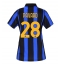 Ženski Inter Milan Benjamin Pavard #28 Replika nogometni dresi Domači 2026-27 Kratek Rokav
