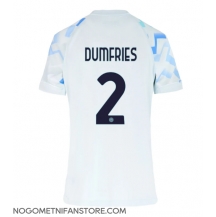 Ženski Inter Milan Denzel Dumfries #2 Replika nogometni dresi Gostujoči 2025-26 Kratek Rokav