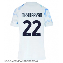 Ženski Inter Milan Henrikh Mkhitaryan #22 Replika nogometni dresi Gostujoči 2025-26 Kratek Rokav