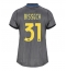 Ženski Inter Milan Yann Bisseck #31 Replika nogometni dresi Tretji 2026-27 Kratek Rokav