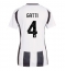 Ženski Juventus Federico Gatti #4 Replika nogometni dresi Domači 2024-25 Kratek Rokav