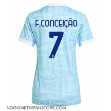 Ženski Juventus Francisco Conceicao #7 Replika nogometni dresi Gostujoči 2025-26 Kratek Rokav