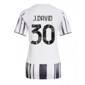 Ženski Juventus Jonathan David #30 Replika nogometni dresi Domači 2025-26 Kratek Rokav