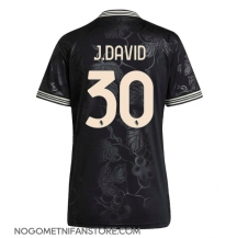 Ženski Juventus Jonathan David #30 Replika nogometni dresi Tretji 2025-26 Kratek Rokav