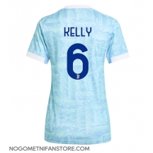 Ženski Juventus Lloyd Kelly #6 Replika nogometni dresi Gostujoči 2025-26 Kratek Rokav