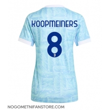 Ženski Juventus Teun Koopmeiners #8 Replika nogometni dresi Gostujoči 2025-26 Kratek Rokav