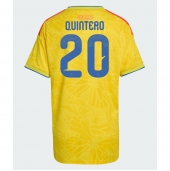 Ženski Kolumbija Juan Fernando Quintero #20 Replika nogometni dresi Domači SP 2026 Kratek Rokav