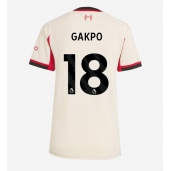 Ženski Liverpool Cody Gakpo #18 Replika nogometni dresi Gostujoči 2025-26 Kratek Rokav