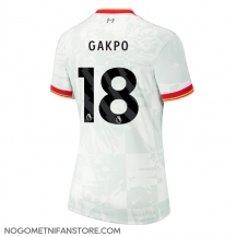 Ženski Liverpool Cody Gakpo #18 Replika nogometni dresi Tretji 2024-25 Kratek Rokav