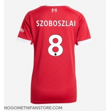 Ženski Liverpool Dominik Szoboszlai #8 Replika nogometni dresi Domači 2025-26 Kratek Rokav