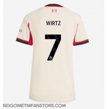 Ženski Liverpool Florian Wirtz #7 Replika nogometni dresi Gostujoči 2025-26 Kratek Rokav